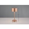 Reality JEFF Table lamp LED brown, 1-light source
