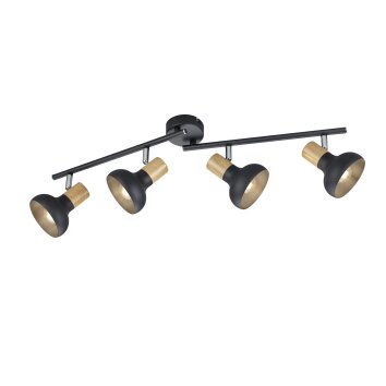 Reality LATIKA Ceiling Light black, 4-light sources