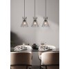 Reality ROD Pendant Light gold, black, 3-light sources