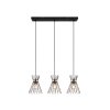 Reality ROD Pendant Light gold, black, 3-light sources