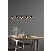 Reality SHELDON Pendant Light black, 5-light sources