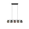 Reality SHELDON Pendant Light black, 5-light sources