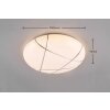 Reality TIBOR Ceiling Light LED white, 1-light source, Remote control