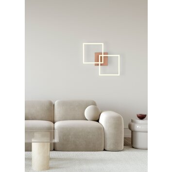 Reality TRAIL Ceiling Light LED brown, 1-light source