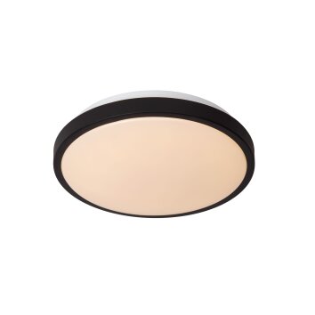 Lucide DASHER Ceiling Light LED black, 1-light source, Motion sensor