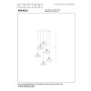 Lucide MIKAELA Pendant Light black, 6-light sources