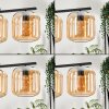 LAUDEN Pendant Light - glass Amber, 4-light sources