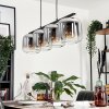 LAUDEN Pendant Light - glass clear, Smoke-coloured, 4-light sources