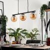 GASTOR Pendant Light Amber, 3-light sources