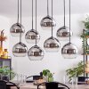 KOYOTO Pendant Light - glass chrome, clear, Smoke-coloured, 8-light sources