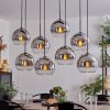 KOYOTO Pendant Light - glass chrome, clear, Smoke-coloured, 8-light sources