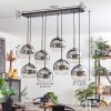 KOYOTO Pendant Light - glass clear, Smoke-coloured, 8-light sources