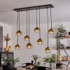 KOYOTO Pendant Light - glass gold, clear, 8-light sources