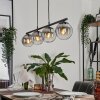 GASTOR Pendant Light clear, Smoke-coloured, 4-light sources