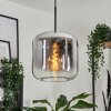 LAUDEN Pendant Light clear, Smoke-coloured, 1-light source