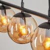 GASTOR Pendant Light Amber, 4-light sources