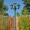NAOFE Lamp Post green, black, 3-light sources