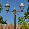 NAOFE Lamp Post gold, black, 2-light sources