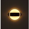 Globo UHR wall lamp LED black, 1-light source