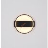 Globo UHR wall lamp LED black, 1-light source