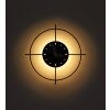 Globo UHR wall lamp LED black, 1-light source