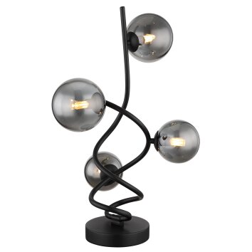 Globo RIHA Table lamp LED black, 4-light sources