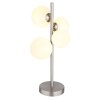 Globo RIHA Table lamp LED matt nickel, 4-light sources