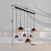 Globo HALLIE Pendant Light black, 6-light sources