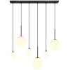 Globo HALLIE Pendant Light black, 6-light sources