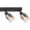 Globo HUBERTUS Ceiling Light black, 4-light sources