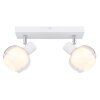 Globo TOKKI Ceiling Light white, 2-light sources