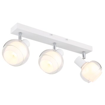 Globo TOKKI Ceiling Light white, 3-light sources