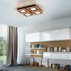 Leuchten-Direkt ACRI Ceiling Light LED black, 2-light sources, Remote control