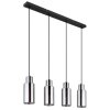 GLOBO Pendant Light black, 4-light sources
