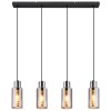 GLOBO Pendant Light black, 4-light sources