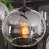 APEDO Pendant Light - glass clear, Smoke-coloured, 3-light sources
