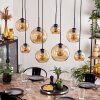 KOYOTO Pendant Light - glass Amber, 8-light sources