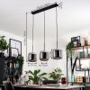 LAUDEN Pendant Light - glass chrome, Smoke-coloured, 3-light sources