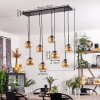KOYOTO Pendant Light - glass Amber, 8-light sources