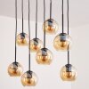 KOYOTO Pendant Light - glass Amber, 8-light sources