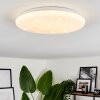 MELRES Ceiling Light LED white, 1-light source, Remote control