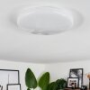 MELRES Ceiling Light LED white, 1-light source, Remote control