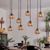 KOYOTO Pendant Light - glass Amber, 8-light sources