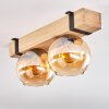 MONTGOMERY Ceiling Light - glass Ecru, black, 2-light sources