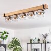 MONTGOMERY Ceiling Light - glass Ecru, black, 5-light sources
