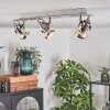 YOMETCHEN Ceiling Light LED matt nickel, 3-light sources