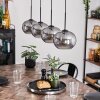APEDO Pendant Light - glass Smoke-coloured, 4-light sources