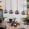 APEDO Pendant Light - glass Smoke-coloured, 4-light sources