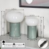 GODRIE Table lamp - set of 2 Turquoise, 2-light sources