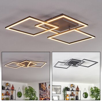 OBO Ceiling Light LED black, 1-light source